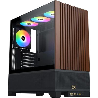 Xigmatek Boitier Moyen Tour ATX Endorphin WD RGB avec panneaux vitrés (Noir) (ATX, mATX, Mini-ITX), PC Gehäuse, Schwarz Xigmatek Boitier Moyen Tour ATX Endorphin WD RGB avec panneaux vitrés (Noir) (ATX, mATX, Mini-ITX), PC Gehäuse, Schwarz