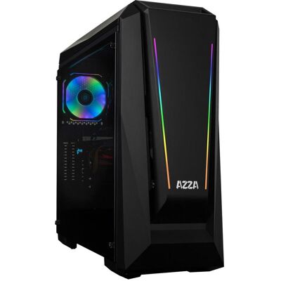 Azza Chroma 410A (ATX, mATX), PC Gehäuse, Schwarz Azza Chroma 410A (ATX, mATX), PC Gehäuse, Schwarz