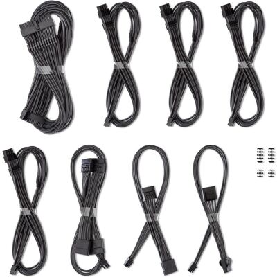 CableMod C-Series Pro ModMesh Kabelset für Corsair RMi, RMx und RM Netzteile - carbon, Interne Kabel (PC) CableMod C-Series Pro ModMesh Kabelset für Corsair RMi, RMx und RM Netzteile - carbon, Interne Kabel (PC)