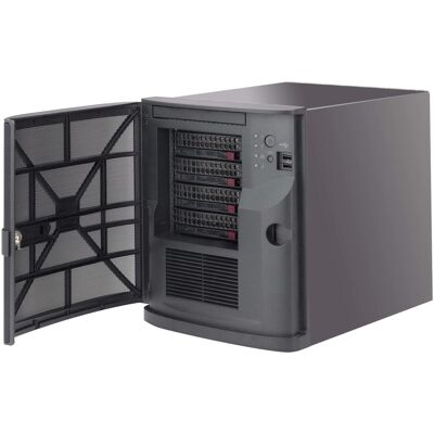 Supermicro SC721 TQ-350B2 (Mini-ITX), PC Gehäuse, Schwarz Supermicro SC721 TQ-350B2 (Mini-ITX), PC Gehäuse, Schwarz
