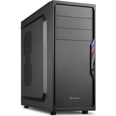 Sharkoon Vs4-S (ATX), PC Gehäuse, Schwarz Sharkoon Vs4-S (ATX), PC Gehäuse, Schwarz