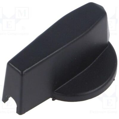 Lovato Drehknopf schwarz für die vordere Platte 65 x 65 mm, Schalter + Taster, Schwarz Lovato Drehknopf schwarz für die vordere Platte 65 x 65 mm, Schalter + Taster, Schwarz