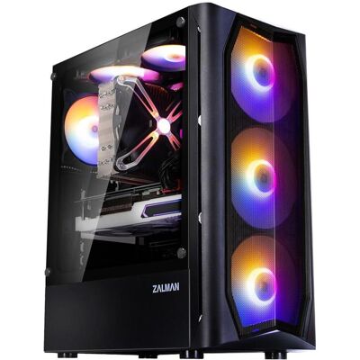 Zalman N4 Rev.1 ATX (ATX, Mini-ITX), PC Gehäuse, Schwarz Zalman N4 Rev.1 ATX (ATX, Mini-ITX), PC Gehäuse, Schwarz