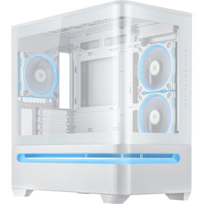 Asus Prime AP202 ARGB (mATX, Mini-ITX), PC Gehäuse, Weiss Asus Prime AP202 ARGB (mATX, Mini-ITX), PC Gehäuse, Weiss