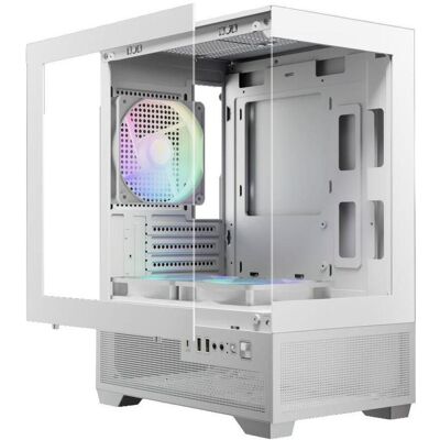 Gamdias Boitier Mini Tour Micro ATX Aura GC9M Elite RGB avec panneaux vitrés (Blanc) (mATX, Mini-ITX), PC Gehäuse, Weiss Gamdias Boitier Mini Tour Micro ATX Aura GC9M Elite RGB avec panneaux vitrés (Blanc) (mATX, Mini-ITX), PC Gehäuse, Weiss