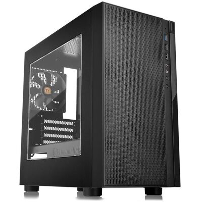 Thermaltake Versa H18 Window (mATX, Mini-ITX), PC Gehäuse, Schwarz Thermaltake Versa H18 Window (mATX, Mini-ITX), PC Gehäuse, Schwarz