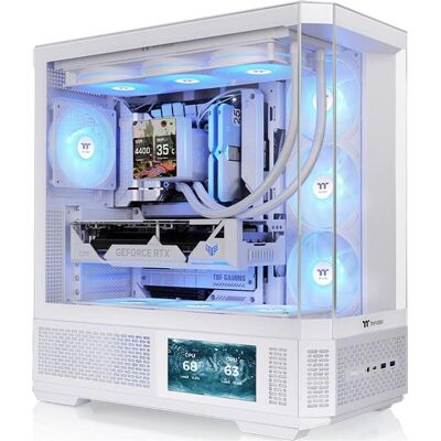 Thermaltake View 370 TG ARGB Snow/White (ATX, mATX, Mini-ITX), PC Gehäuse, Weiss Thermaltake View 370 TG ARGB Snow/White (ATX, mATX, Mini-ITX), PC Gehäuse, Weiss