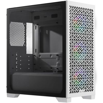 Cooler Master CoolerMaster Geh Elite 302 WHITE (mATX, Mini-ITX), PC Gehäuse, Schwarz, Weiss Cooler Master CoolerMaster Geh Elite 302 WHITE (mATX, Mini-ITX), PC Gehäuse, Schwarz, Weiss