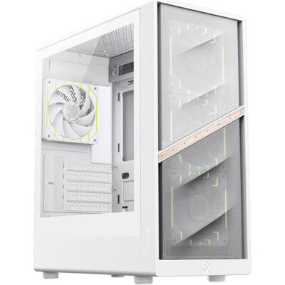 GameMax Boitier Mini Tour Micro ATX Aeris 330 ARGB avec panneau vitré (Blanc (ITX, mATX), PC Gehäuse, Weiss GameMax Boitier Mini Tour Micro ATX Aeris 330 ARGB avec panneau vitré (Blanc (ITX, mATX), PC Gehäuse, Weiss