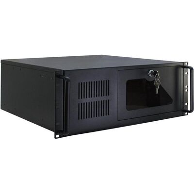 Intertech IPC 4U-4088-S (ATX, mATX, Mini-ITX), PC Gehäuse, Schwarz Intertech IPC 4U-4088-S (ATX, mATX, Mini-ITX), PC Gehäuse, Schwarz