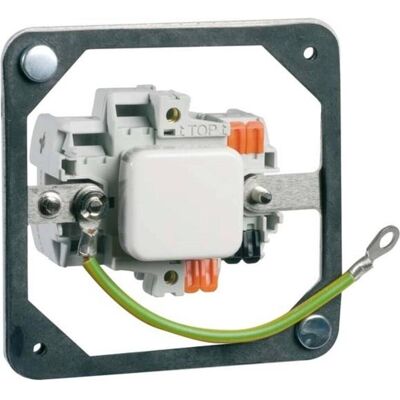 Peha Druckschaltereinsatz alu D 326 ES WE, Schalter + Taster Peha Druckschaltereinsatz alu D 326 ES WE, Schalter + Taster