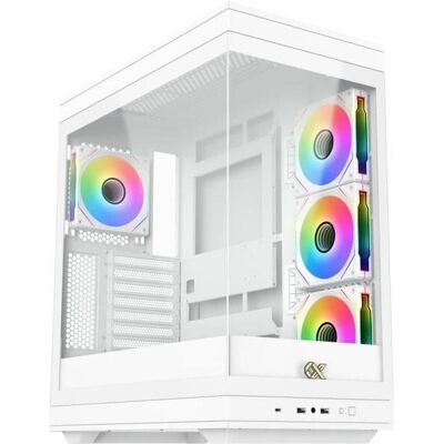 Xigmatek Boitier Moyen Tour E-ATX Meta RGB avec panneaux vitrés (Blanc) (E-ATX), PC Gehäuse, Weiss Xigmatek Boitier Moyen Tour E-ATX Meta RGB avec panneaux vitrés (Blanc) (E-ATX), PC Gehäuse, Weiss