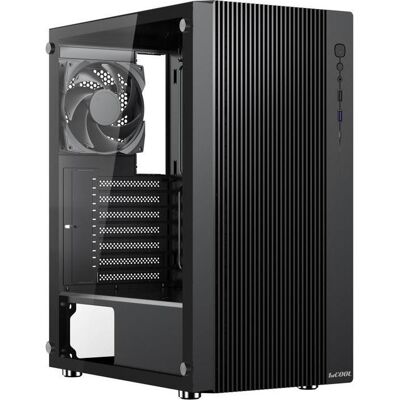 1st Cool 1stCOOL G4 transparent, skrinka ATX, USB3.0, USB-C, 2x ventilátor, čierna (ATX), PC Gehäuse, Schwarz, Transparent 1st Cool 1stCOOL G4 transparent, skrinka ATX, USB3.0, USB-C, 2x ventilátor, čierna (ATX), PC Gehäuse, Schwarz, Transparent