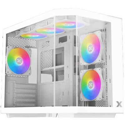 Xigmatek Cubi M Arctic (mATX, Mini-ITX), PC Gehäuse, Weiss Xigmatek Cubi M Arctic (mATX, Mini-ITX), PC Gehäuse, Weiss