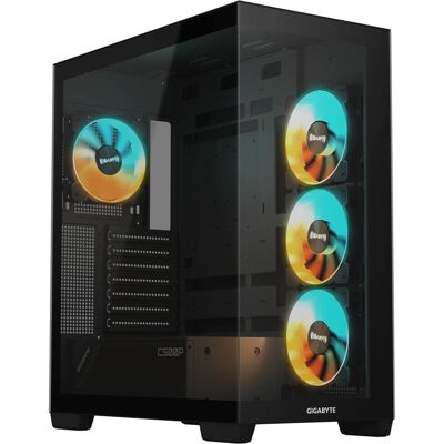 Gigabyte Case GB-C500P ST MidiTower Case product features Transparent panel ATX MicroATX MiniITX Colour Blac (ATX, mATX, Mini-ITX), PC Gehäuse, Schwarz Gigabyte Case GB-C500P ST MidiTower Case product features Transparent panel ATX MicroATX MiniITX Colour Blac (ATX, mATX, Mini-ITX), PC Gehäuse, Schwarz