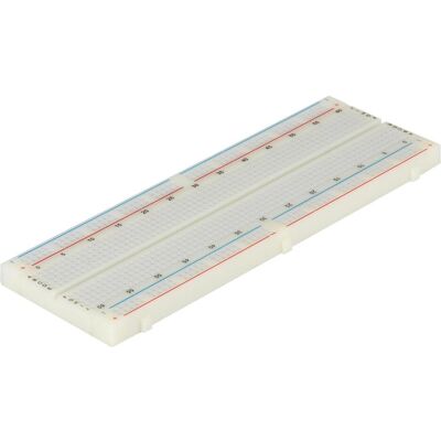 Joy-it Steckplatine Polzahl Gesamt 830 (L x B) 165 mm x 55 mm 1 St. (Breadboard), Elektronikzubehör + Gehäuse, Weiss Joy-it Steckplatine Polzahl Gesamt 830 (L x B) 165 mm x 55 mm 1 St. (Breadboard), Elektronikzubehör + Gehäuse, Weiss