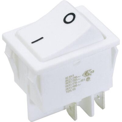 Bachmann EB-Wippenschalter, Schalter + Taster, Weiss Bachmann EB-Wippenschalter, Schalter + Taster, Weiss