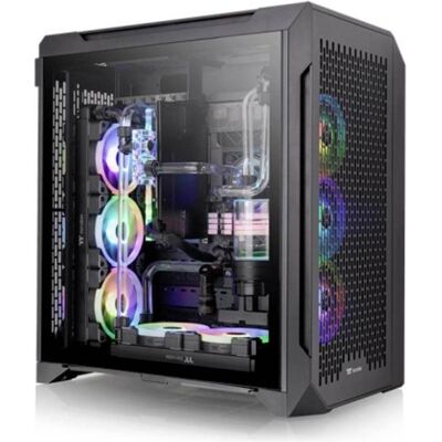 Thermaltake Tt CTE C700 Air E-ATX bk CA-1X7-00F1WN-00 (ATX, E-ATX, mATX, Mini-ITX), PC Gehäuse, Schwarz Thermaltake Tt CTE C700 Air E-ATX bk CA-1X7-00F1WN-00 (ATX, E-ATX, mATX, Mini-ITX), PC Gehäuse, Schwarz