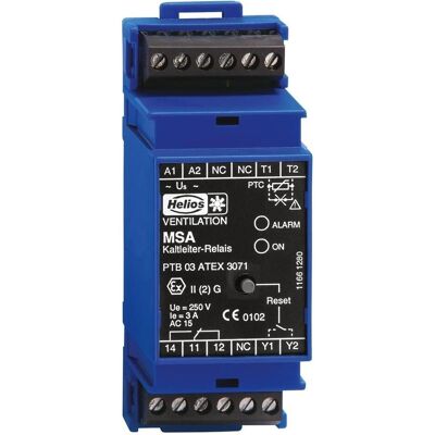 Helios HELI MSA Motorschutz-Auslösegerät für Kaltleiter-Temperatur, Elektronikzubehör + Gehäuse, Schwarz Helios HELI MSA Motorschutz-Auslösegerät für Kaltleiter-Temperatur, Elektronikzubehör + Gehäuse, Schwarz