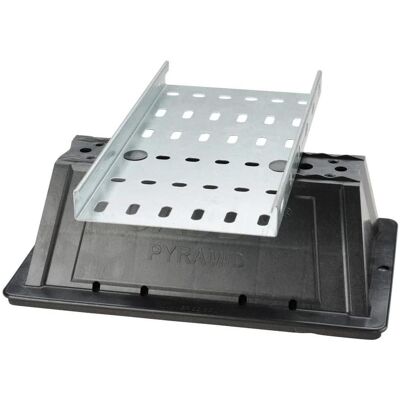 Caddy ERI PTF6P PYRAMID Tool-Free Cable Tray Support Kit, Elektronikzubehör + Gehäuse, Schwarz Caddy ERI PTF6P PYRAMID Tool-Free Cable Tray Support Kit, Elektronikzubehör + Gehäuse, Schwarz