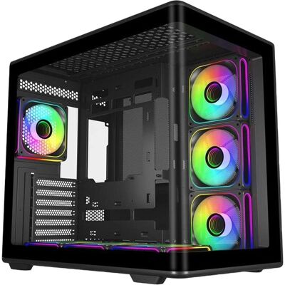 Cooler Master CoolerMaster Geh Elite 600 7fans Black (ATX, mATX, Mini-DTX, Mini-ITX), PC Gehäuse, Transparent, Schwarz Cooler Master CoolerMaster Geh Elite 600 7fans Black (ATX, mATX, Mini-DTX, Mini-ITX), PC Gehäuse, Transparent, Schwarz