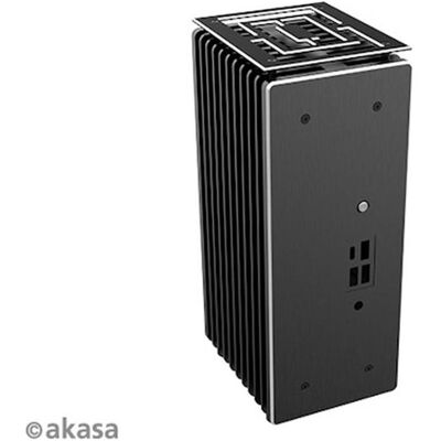 Akasa Turing ABX UCFF-Gehäuse (AMD MiniPC), OEM (UCFF), PC Gehäuse, Schwarz, Silber Akasa Turing ABX UCFF-Gehäuse (AMD MiniPC), OEM (UCFF), PC Gehäuse, Schwarz, Silber
