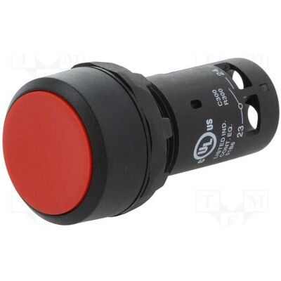 Thomas & Betts ABB 1SFA619100R1011 CP1-10R-10 Drucktaster IP67/IP69K 1 St., Schalter + Taster, Rot Thomas & Betts ABB 1SFA619100R1011 CP1-10R-10 Drucktaster IP67/IP69K 1 St., Schalter + Taster, Rot