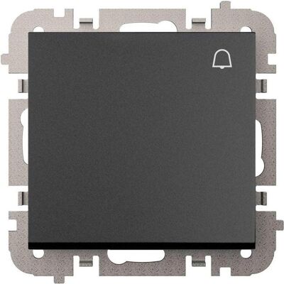 Elektro-Plast Push Bell Switch Black, Schalter + Taster, Schwarz Elektro-Plast Push Bell Switch Black, Schalter + Taster, Schwarz
