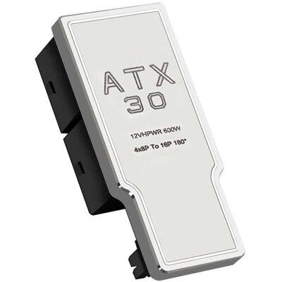 Phobya ZK 12VHPWR Adapter 180 Grad 16Pin to 4x8Pin - White Left, Interne Kabel (PC) Phobya ZK 12VHPWR Adapter 180 Grad 16Pin to 4x8Pin - White Left, Interne Kabel (PC)