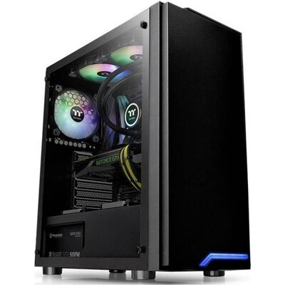 Thermaltake H100 (ATX), PC Gehäuse, Schwarz Thermaltake H100 (ATX), PC Gehäuse, Schwarz