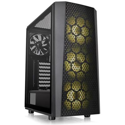 Thermaltake Gehäuse Versa J24 TG RGB (ATX), PC Gehäuse, Schwarz Thermaltake Gehäuse Versa J24 TG RGB (ATX), PC Gehäuse, Schwarz