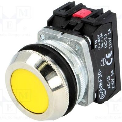 Romet Sicherheitsknopf NEF30 30mm gelb - W0-NEF30-K XY G, Schalter + Taster, Gelb Romet Sicherheitsknopf NEF30 30mm gelb - W0-NEF30-K XY G, Schalter + Taster, Gelb