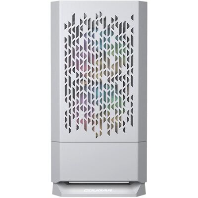 Cougar MG140 Air RGB, Mini Tower, PC, Weiss, micro ATX, Mini-ITX, Blau, Grün, Rot, Hinten, Vorderseit (mATX, Mini-ITX), PC Gehäuse, Weiss Cougar MG140 Air RGB, Mini Tower, PC, Weiss, micro ATX, Mini-ITX, Blau, Grün, Rot, Hinten, Vorderseit (mATX, Mini-ITX), PC Gehäuse, Weiss