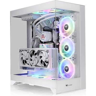 Thermaltake CTE E550 TG (ATX, E-ATX, mATX, Mini-ITX), PC Gehäuse, Weiss Thermaltake CTE E550 TG (ATX, E-ATX, mATX, Mini-ITX), PC Gehäuse, Weiss