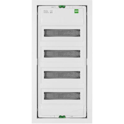 Elektro-Plast Modulare Schaltanlage MSF RN 4x12 PE+N Metall IP 30 weiss 2004-11, Schalter + Taster, Weiss Elektro-Plast Modulare Schaltanlage MSF RN 4x12 PE+N Metall IP 30 weiss 2004-11, Schalter + Taster, Weiss