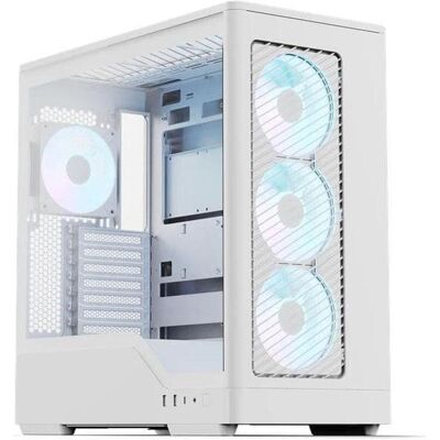 Aerocool D520A, Mid-Tower Case, White (ATX, mATX, Mini-ITX), PC Gehäuse, Weiss Aerocool D520A, Mid-Tower Case, White (ATX, mATX, Mini-ITX), PC Gehäuse, Weiss