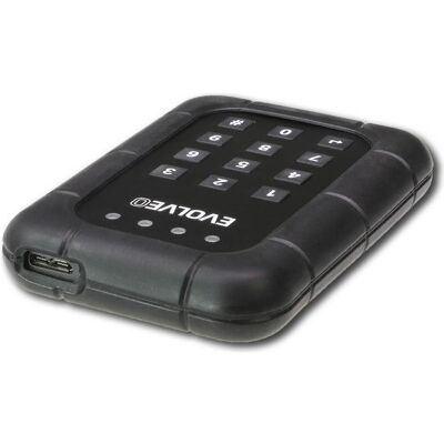 Evolveo 2.5" Encrypt 1, externà rámeÄek na HDD, USB 3.0, Festplattengehäuse, Schwarz Evolveo 2.5" Encrypt 1, externà rámeÄek na HDD, USB 3.0, Festplattengehäuse, Schwarz