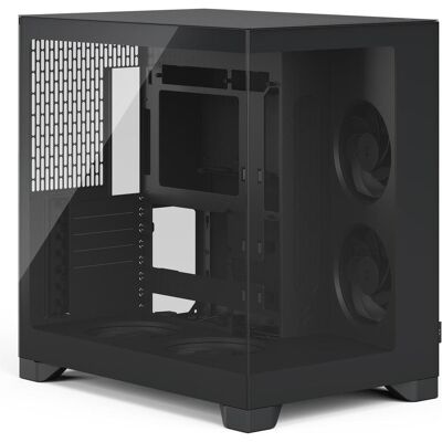 Fractal Pop 2 Vision (schwarz, Panoramaglas) (ATX, E-ATX, mATX, Mini-ITX), PC Gehäuse, Schwarz Fractal Pop 2 Vision (schwarz, Panoramaglas) (ATX, E-ATX, mATX, Mini-ITX), PC Gehäuse, Schwarz