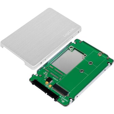 LogiLink AD0021 (2.5", M.2), Festplattengehäuse, Silber LogiLink AD0021 (2.5", M.2), Festplattengehäuse, Silber