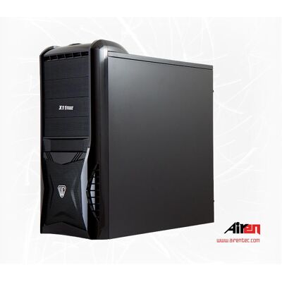Airen GameComp 1 / Gehäuse / ohne Netzteil / ATX / USB 2.0 / HD Audio / Schwarz (ATX, mATX), PC Gehäuse, Schwarz Airen GameComp 1 / Gehäuse / ohne Netzteil / ATX / USB 2.0 / HD Audio / Schwarz (ATX, mATX), PC Gehäuse, Schwarz