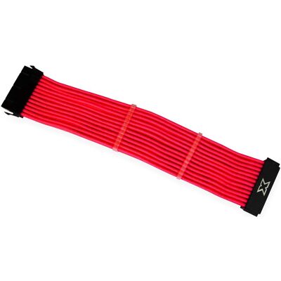 Xigmatek Câble d'extension (Rallonge) iCable MB - 1x 24 pins (Rouge) (25 cm, 24 pin ATX), Interne Kabel (PC) Xigmatek Câble d'extension (Rallonge) iCable MB - 1x 24 pins (Rouge) (25 cm, 24 pin ATX), Interne Kabel (PC)