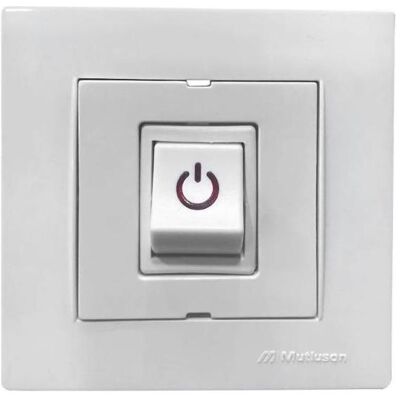 Mutlusan Daria 1-fach beleuchteter Ein-Ausschalter für Durchlauferhitzer usw. Weiss, Schalter + Taster, Weiss Mutlusan Daria 1-fach beleuchteter Ein-Ausschalter für Durchlauferhitzer usw. Weiss, Schalter + Taster, Weiss
