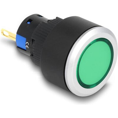 Delock 16 mm Kunststoff Signallampe grün / Lötversion, Elektronikzubehör + Gehäuse, Grün, Schwarz Delock 16 mm Kunststoff Signallampe grün / Lötversion, Elektronikzubehör + Gehäuse, Grün, Schwarz