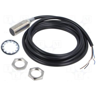 Omron Sensor: induktiv OUT: NPN / NC 0÷8mm 10÷30VDC M18 2m IP67, Schalter + Taster Omron Sensor: induktiv OUT: NPN / NC 0÷8mm 10÷30VDC M18 2m IP67, Schalter + Taster