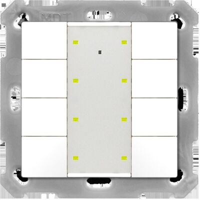 MDT BE-TA55P8.G2, Schalter + Taster, Weiss MDT BE-TA55P8.G2, Schalter + Taster, Weiss