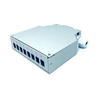 OEM Optical box 8C on DIN rail 8xSC Simplex (Gehäuse), Elektronikzubehör + Gehäuse, Grau, Silber OEM Optical box 8C on DIN rail 8xSC Simplex (Gehäuse), Elektronikzubehör + Gehäuse, Grau, Silber