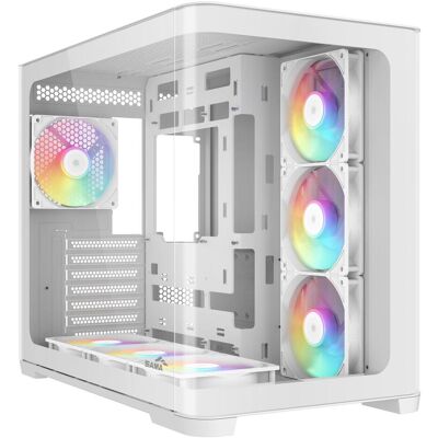 Sama Gears V60, White Mid-tower Case (ATX, ITX, mATX), PC Gehäuse, Weiss Sama Gears V60, White Mid-tower Case (ATX, ITX, mATX), PC Gehäuse, Weiss
