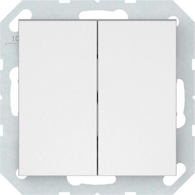 Vila PUSH BUTTON 2G WMAT P410-020-22 QR, Schalter + Taster, Weiss Vila PUSH BUTTON 2G WMAT P410-020-22 QR, Schalter + Taster, Weiss