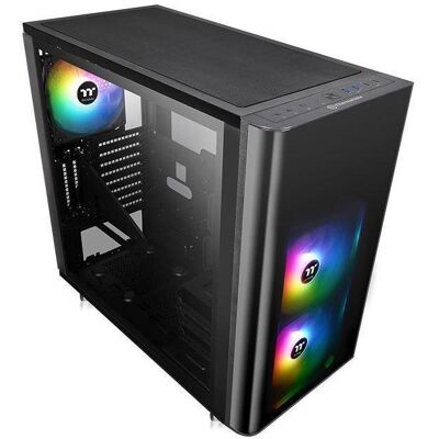 Thermaltake Obudowa View 31 ARGB (CA-1H8-00M1WN-02) (ATX, mATX, Mini-ITX), PC Gehäuse, Schwarz Thermaltake Obudowa View 31 ARGB (CA-1H8-00M1WN-02) (ATX, mATX, Mini-ITX), PC Gehäuse, Schwarz