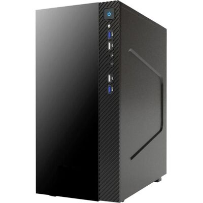 Itek Boitier Mini Tour Micro ATX compatible Smallcom-G (Noir) (mATX, Mini-ITX), PC Gehäuse, Schwarz Itek Boitier Mini Tour Micro ATX compatible Smallcom-G (Noir) (mATX, Mini-ITX), PC Gehäuse, Schwarz